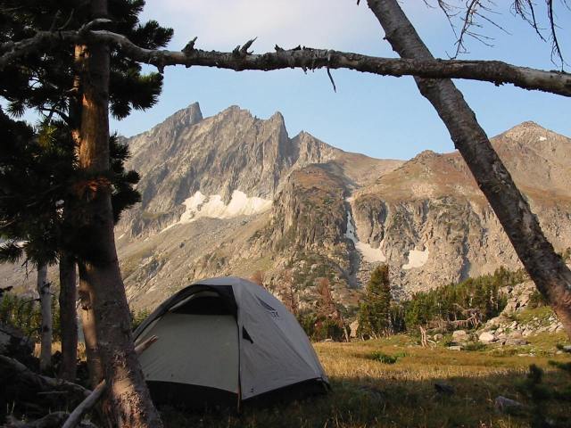 Or high in the Crazy Mountains...